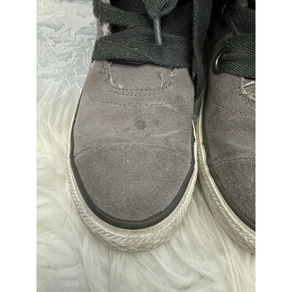 Converse‎ Chuck Taylor All Star Beverly Boot Gray Women’s Size 6 Leather - Picture 4 of 16